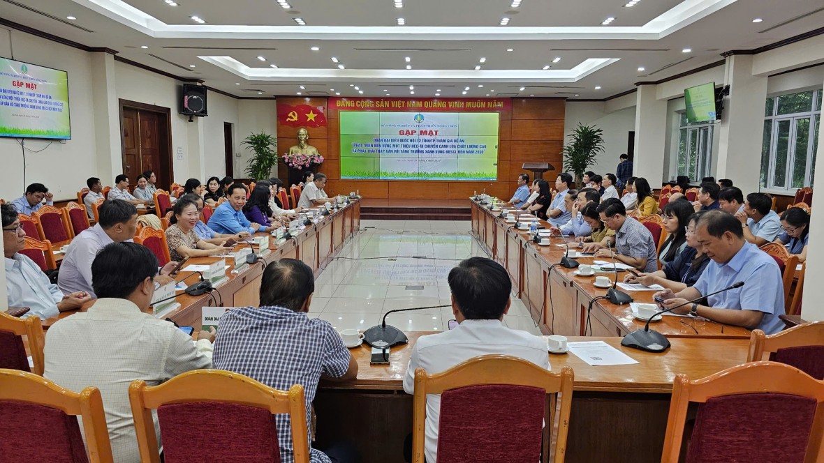 Bộ NN&PTNT tổ chức gặp mặt Đoàn ĐBQH của 12 tỉnh, thành phố vùng ĐBSCL.