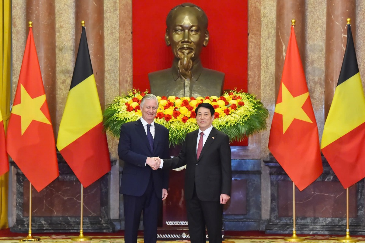 Chủ tịch nước Lương Cường và Nhà vua Bỉ Philippe