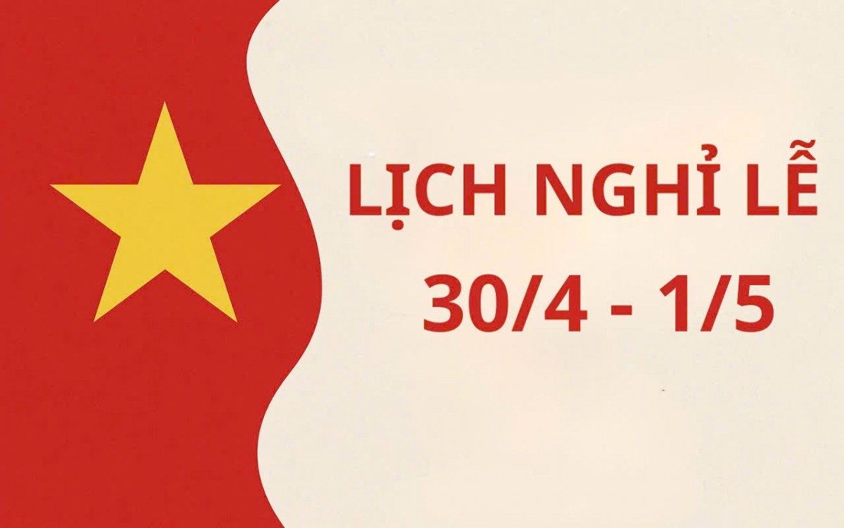 Lễ 30/4 và 1/5 năm 2025 nghỉ bao nhiêu ngày?