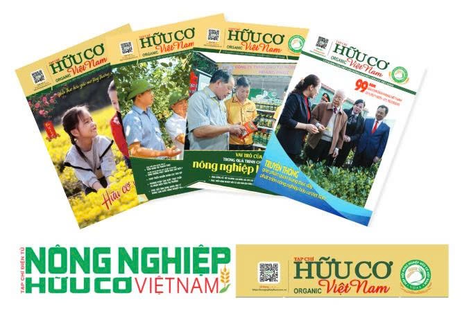 Tạp chí in Hữu cơ Việt Nam/Nông nghiệp hữu cơ điện tử được cấp mã số chuẩn quốc tế ISSN