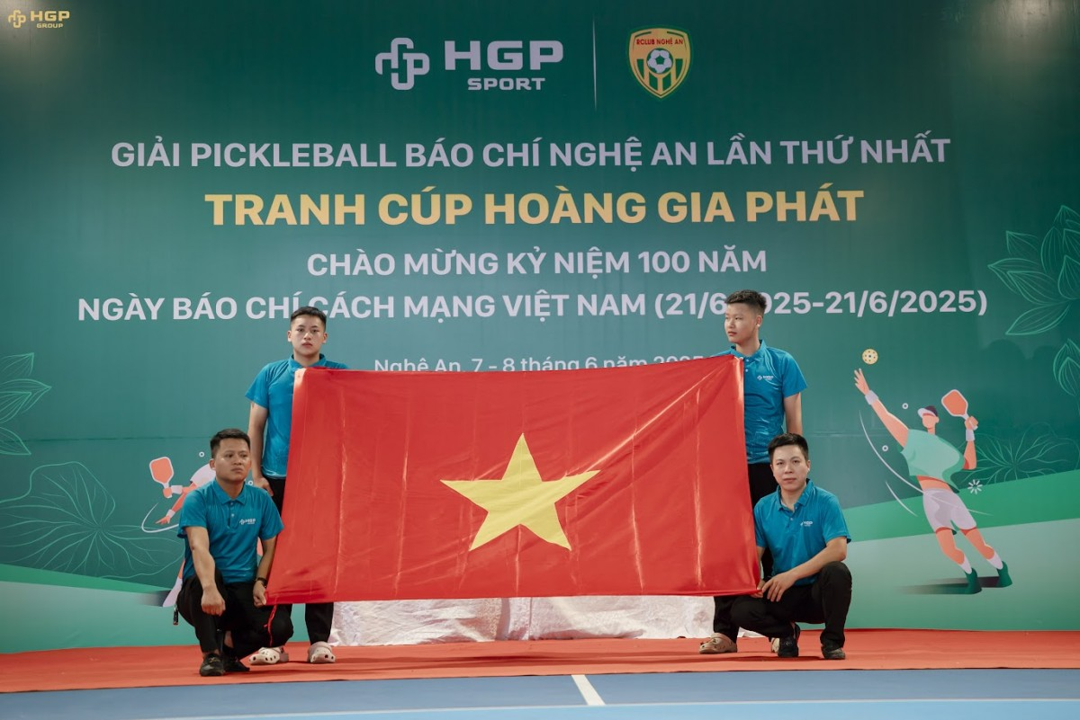 Giải Pickleball chào mừng 100 năm Ngày Báo chí cách mạng Việt Nam