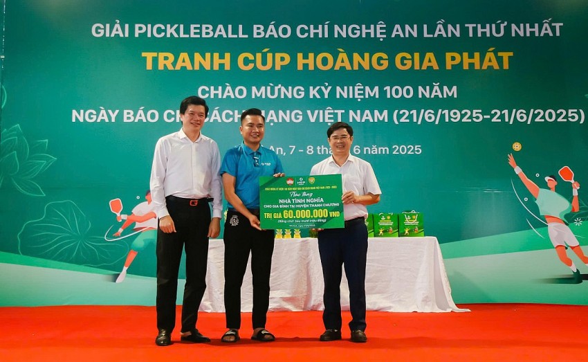 Giải Pickleball chào mừng 100 năm Ngày Báo chí cách mạng Việt Nam