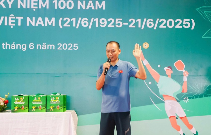 Giải Pickleball chào mừng 100 năm Ngày Báo chí cách mạng Việt Nam