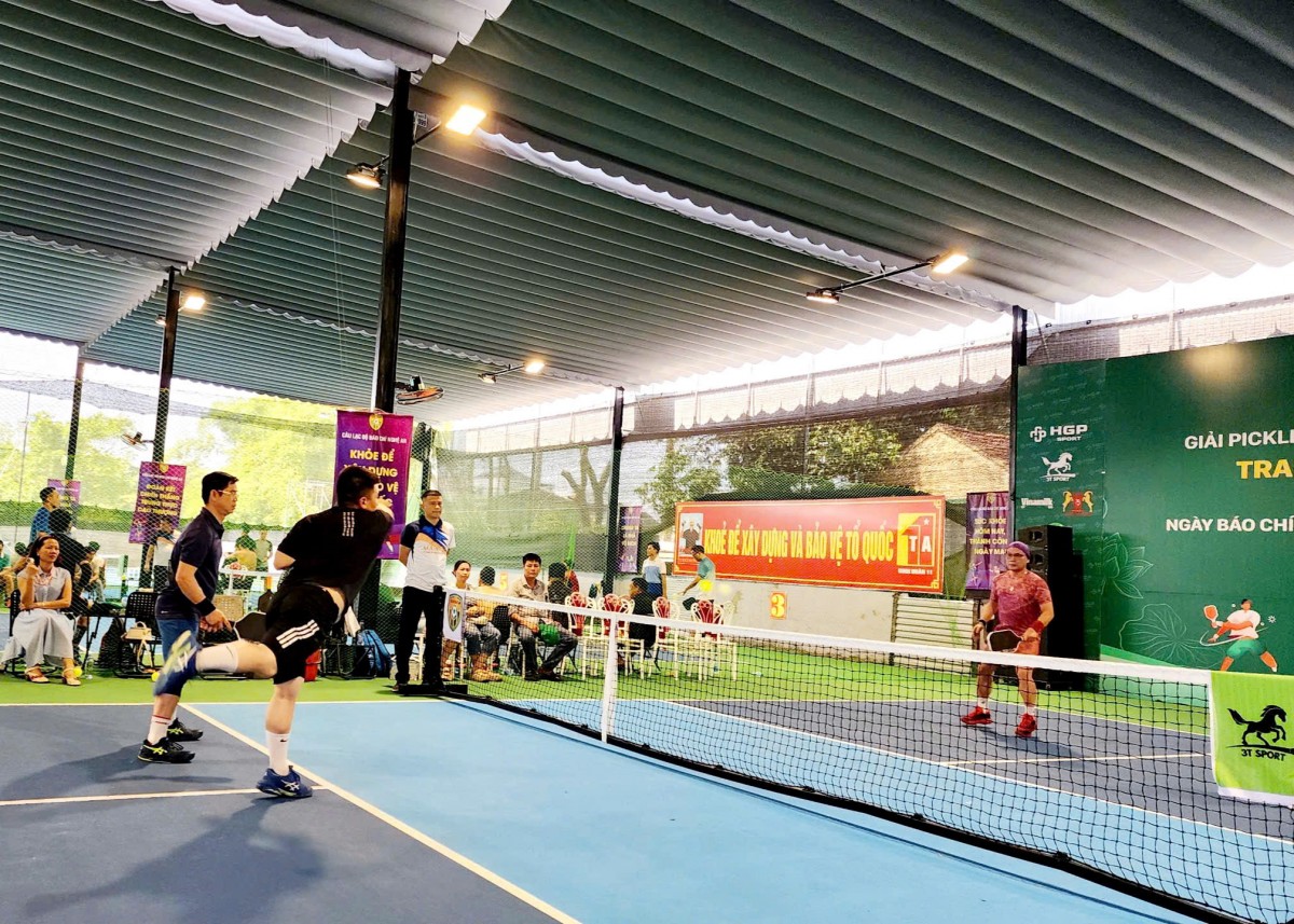 Giải Pickleball chào mừng 100 năm Ngày Báo chí cách mạng Việt Nam