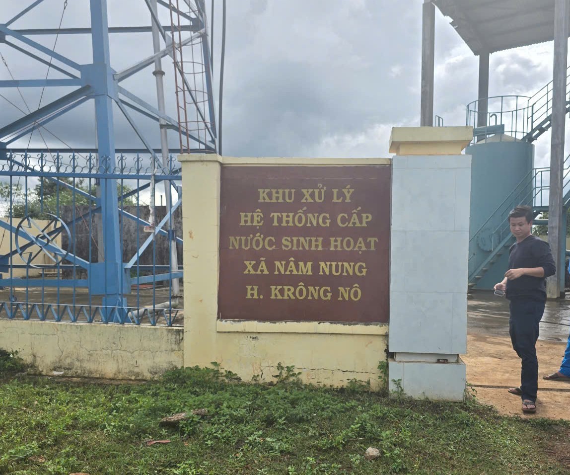 Đắk Nông: Chất lượng nước tại một số công trình cấp nước sinh hoạt tập trung nông thôn chưa đạt