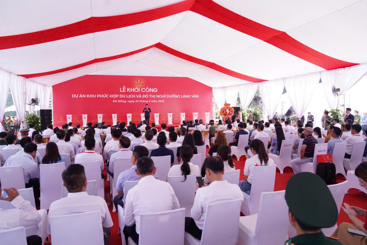 Khởi công “thiên đường nghỉ dưỡng” Làng Vân dưới chân đèo Hải Vân