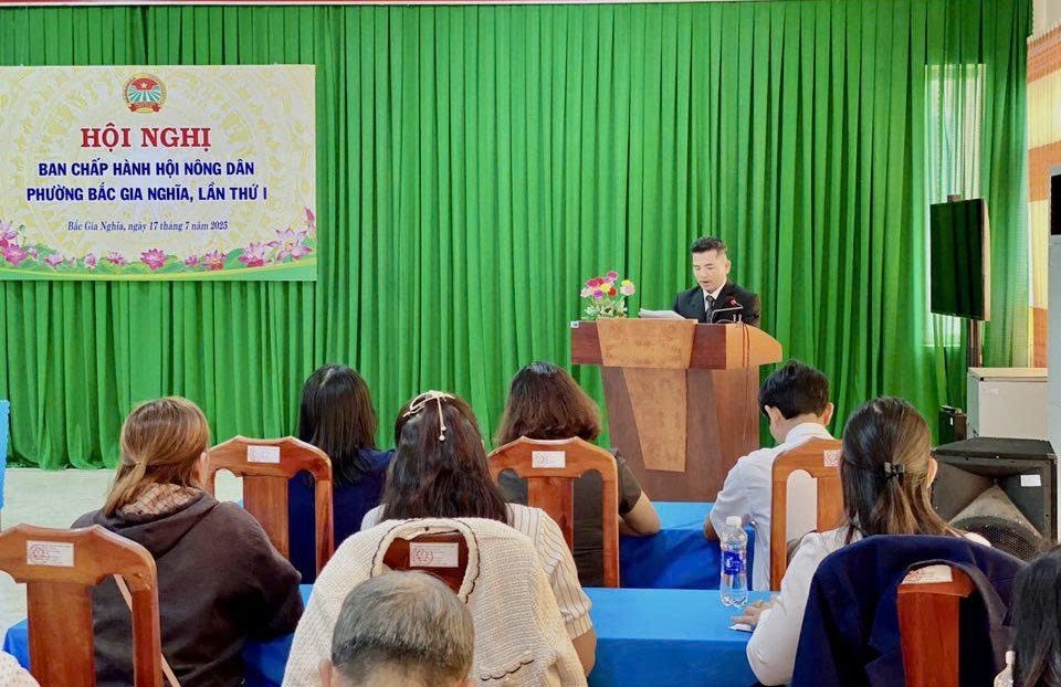 Lâm Đồng: Hội nghị Ban Chấp hành Hội Nông dân phường Bắc Gia Nghĩa lần thứ I