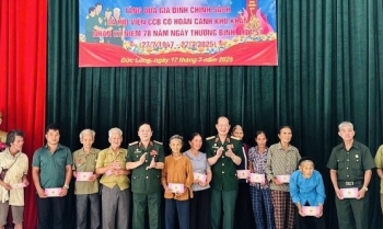 Cao Bằng: Tặng 70 suất quà gia đình chính sách, hội viên có hoàn cảnh khó khăn