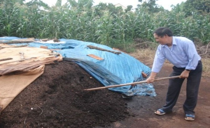 6 bước ủ phân hữu cơ từ phân chuồng