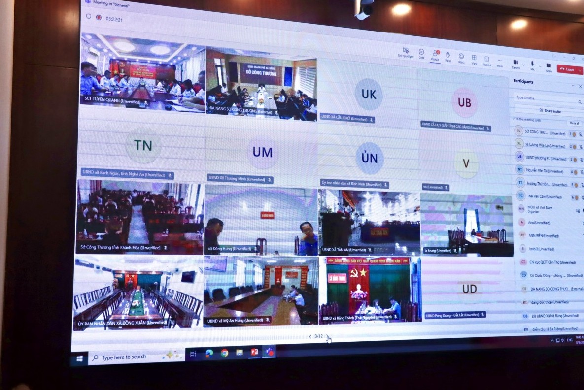 Hơn 600 điểm cầu được tập huấn, tháo gỡ vướng mắc lĩnh vực Công Thương