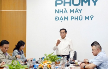 Phó thủ tướng Bùi Thanh Sơn thăm nhà máy Đạm Phú Mỹ