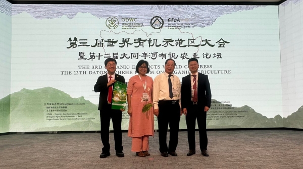 Đại hội Thế giới lần thứ 3 về các Huyện Nông nghiệp Hữu cơ diễn ra tại Đại Đồng (Trung Quốc)