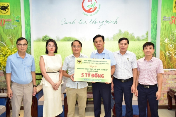 Bình Điền đồng hành với "Tiếp sức đến trường": Gieo mầm tri thức, xây nền tương lai