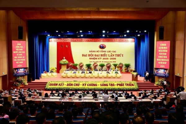 Khai mạc Đại hội đại biểu Đảng bộ tỉnh Lào Cai lần thứ I, nhiệm kỳ 2025 - 2030