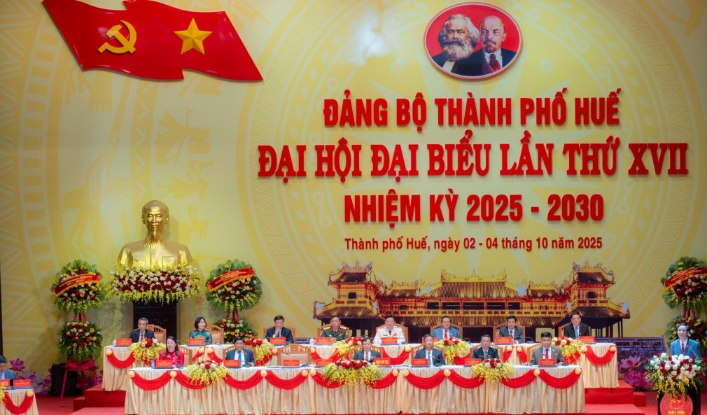 Đại hội Đảng bộ TP.Huế lần thứ XVII: Khơi dậy khát vọng phát triển xanh - thông minh - giàu bản sắc