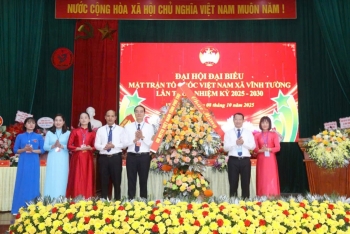 MTTQ Việt Nam xã Vĩnh Tường tổ chức thành công Đại hội đại biểu lần thứ I, nhiệm kỳ 2025-2030