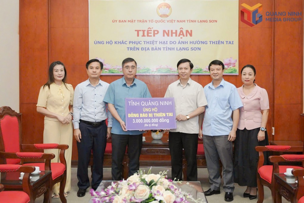 Quảng Ninh: Hỗ trợ 15 tỷ đồng cho các tỉnh Lào Cai, Tuyên Quang, Thái Nguyên, Lạng Sơn, Cao Bằng