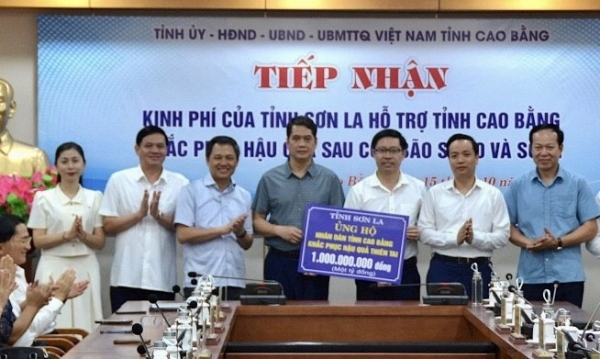 Hỗ trợ giúp Cao Bằng khắc phục hậu quả thiên tai