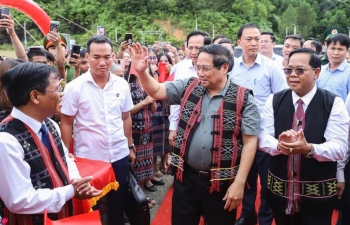 Đà Nẵng: Thủ tướng Phạm Minh Chính dự lễ khởi công trường học tại xã vùng cao biên giới