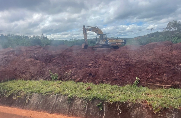 Lâm Đồng: Xã Quảng Trực xử lý nghiêm đối với các trường hợp khai thác đất, san lấp mặt bằng trái phép