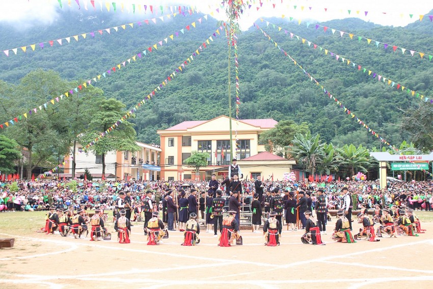 Lào Cai: Rộn ràng Ngày hội Văn hóa các dân tộc xã Lâm Thượng