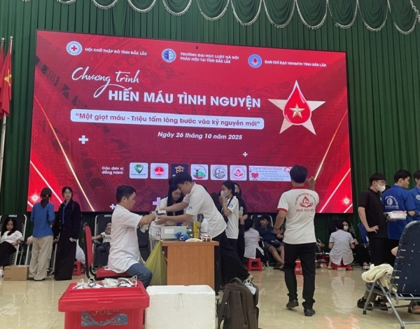 Chung tay hiến máu, lan tỏa yêu thương tại Đắk Lắk