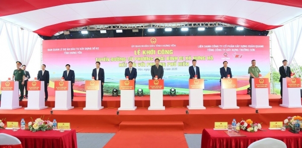 Hưng Yên: Khởi công dự án với tổng mức đầu tư hơn 4.900 tỷ đồng