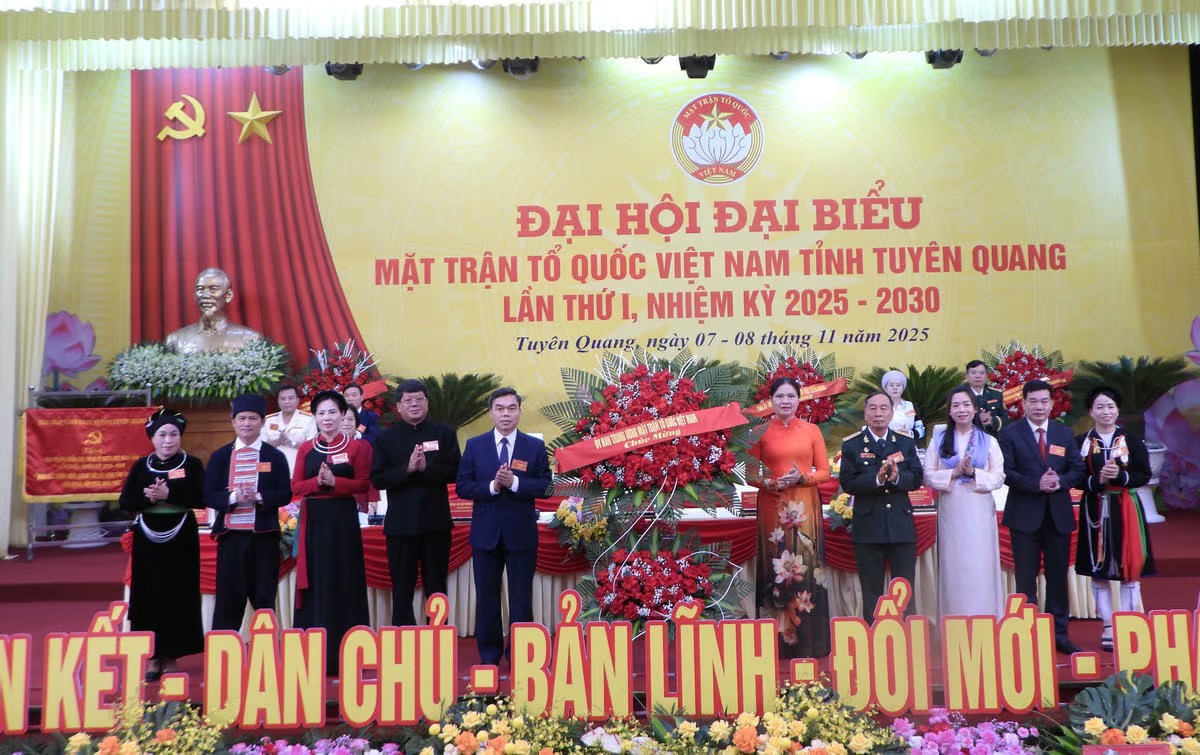 Khai mạc Đại hội đại biểu MTTQ tỉnh Tuyên Quang lần thứ I, nhiệm kỳ 2025-2030