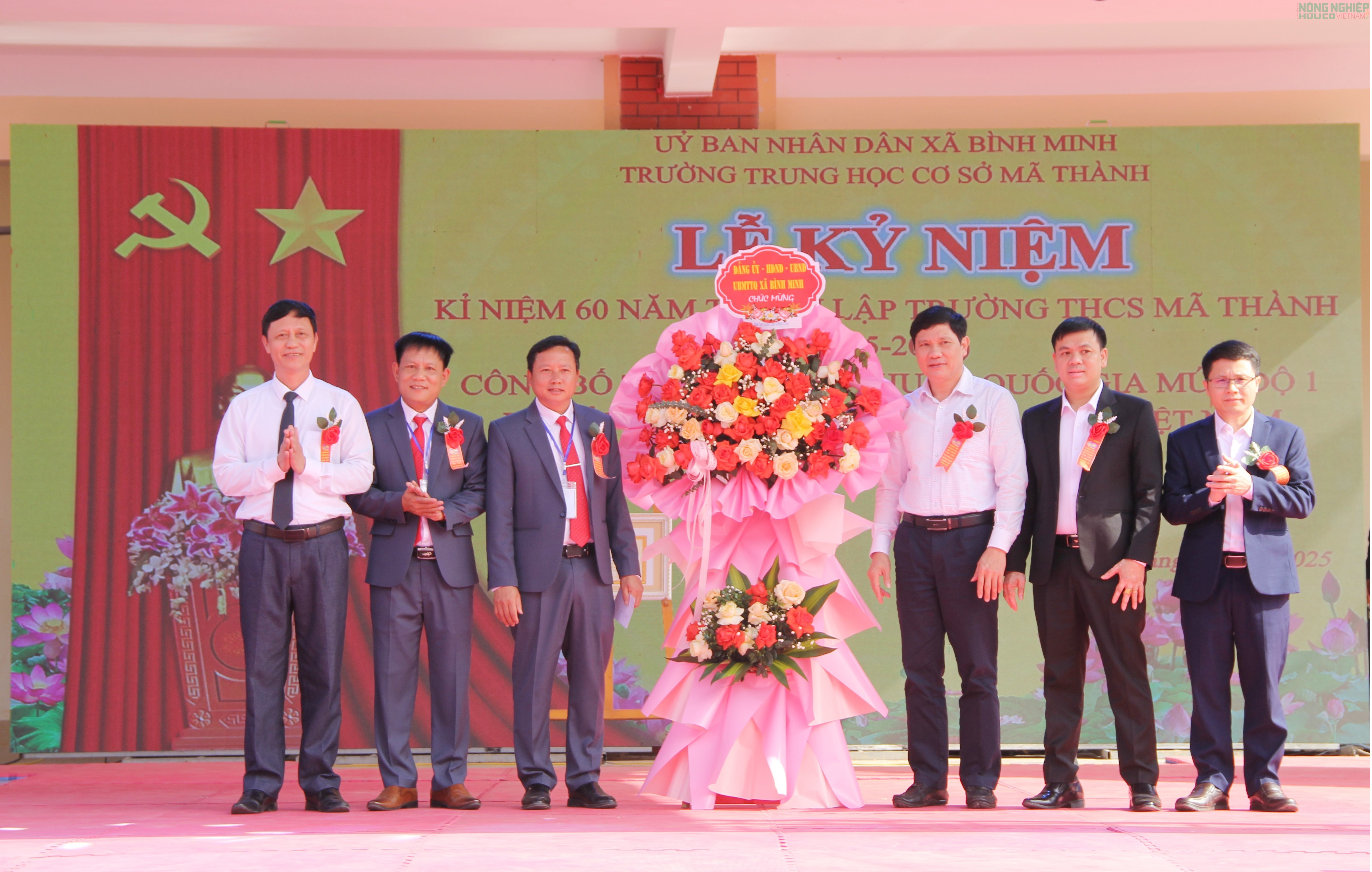 Trường THCS Mã Thành đạt chuẩn Quốc gia trên hành trình 60 năm xây dựng và phát triển