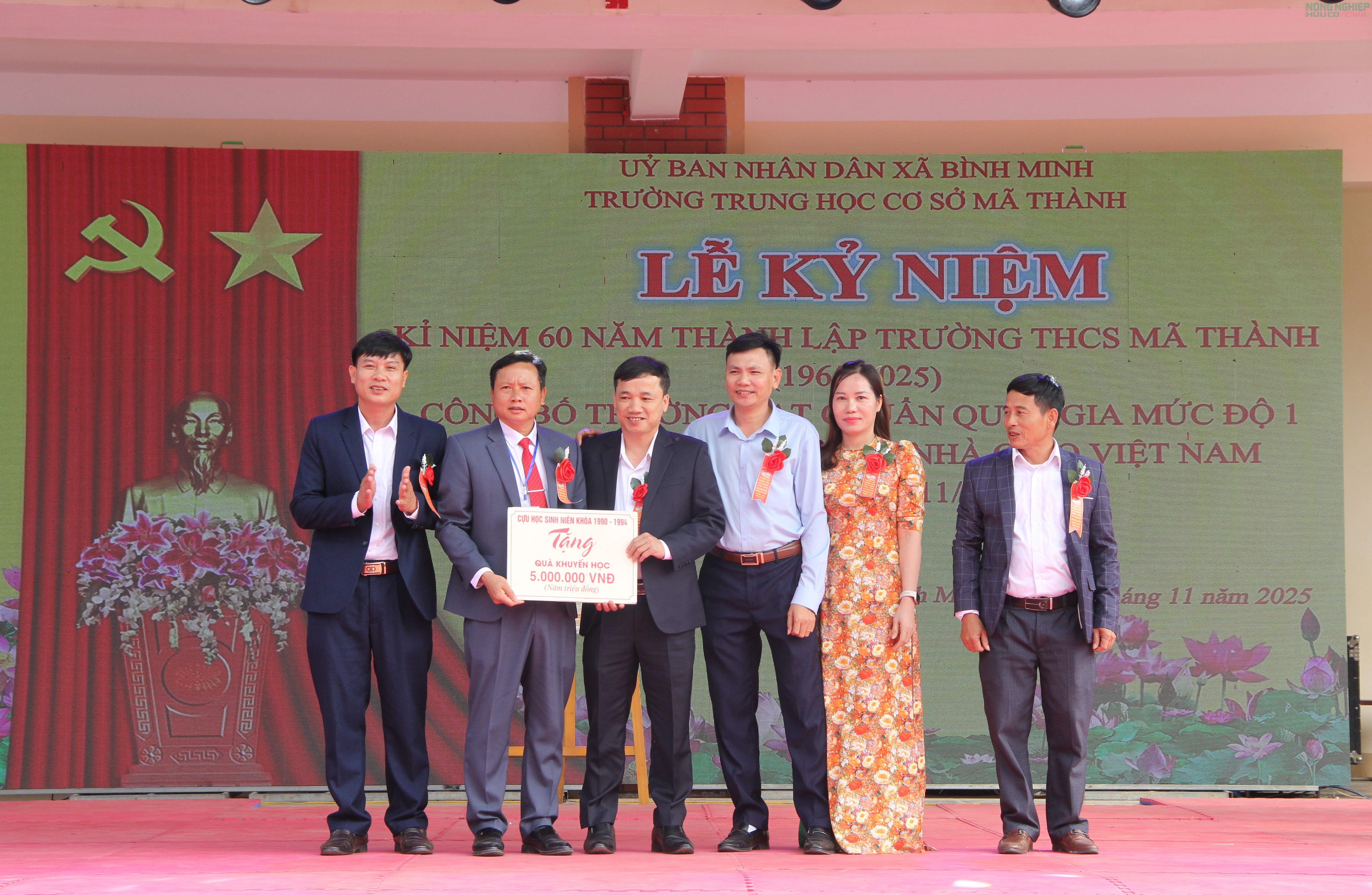 Trường THCS Mã Thành đạt chuẩn Quốc gia trên hành trình 60 năm xây dựng và phát triển