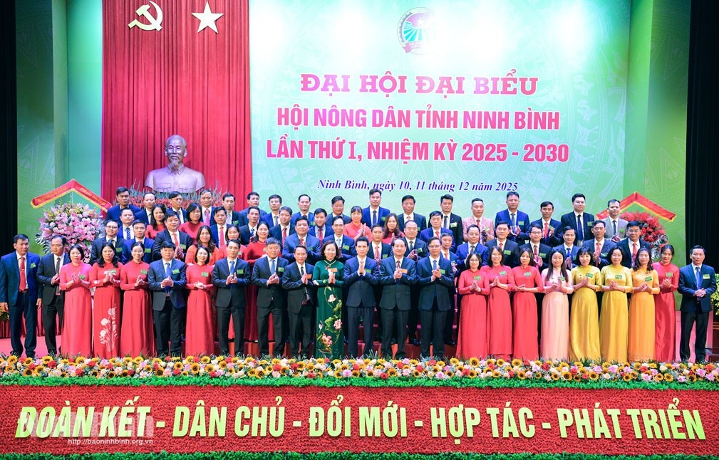 Ông Triệu Văn Thái được chỉ định giữ chức Chủ tịch Hội Nông dân tỉnh Ninh Bình nhiệm kỳ 2025-2030