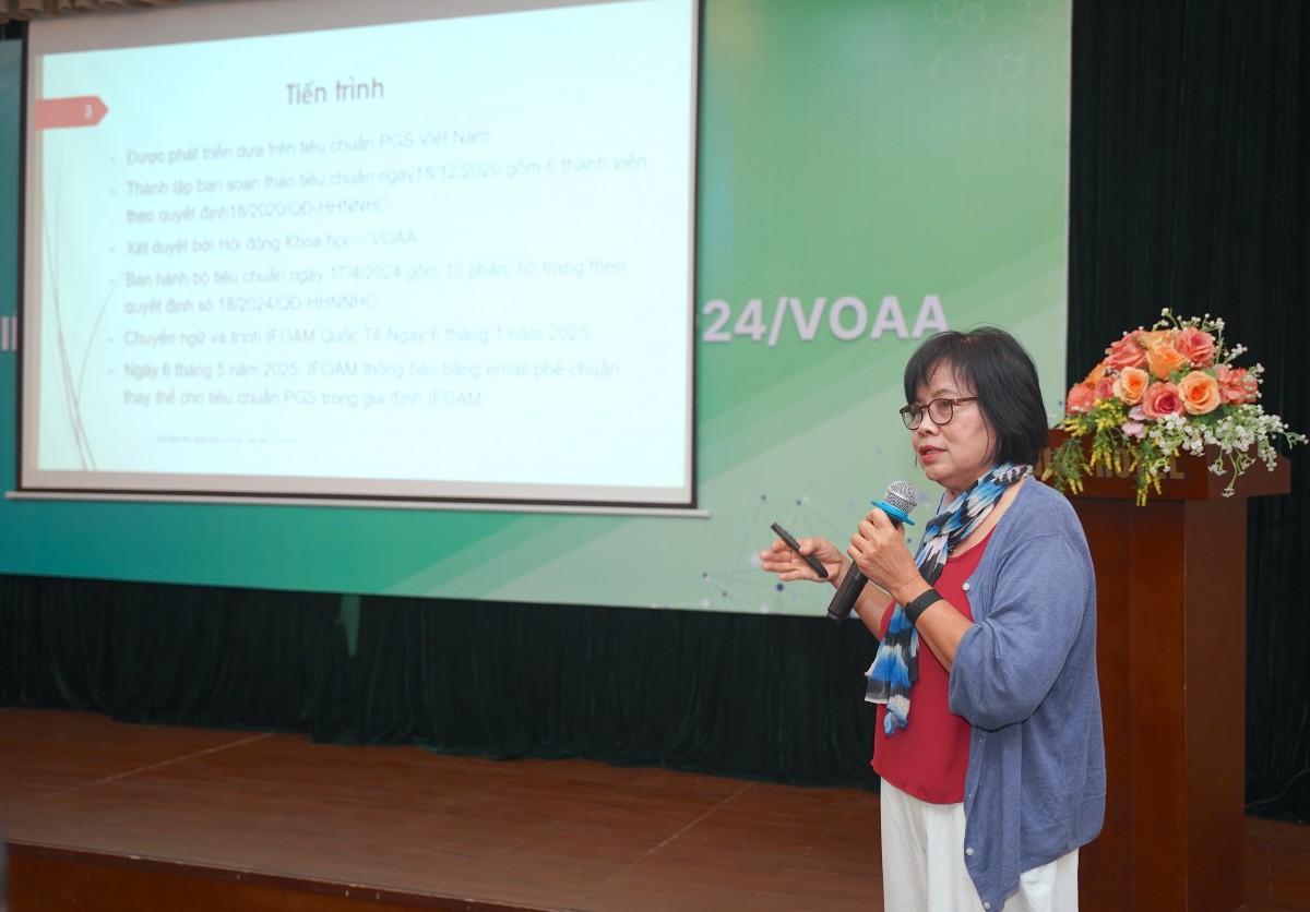 Hội nghị kết nối hội viên VOAA: Giới thiệu tiêu chuẩn VOAA được IFOAM công nhận