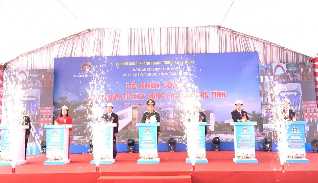 Hà Tĩnh khởi công nhiều dự án trọng điểm