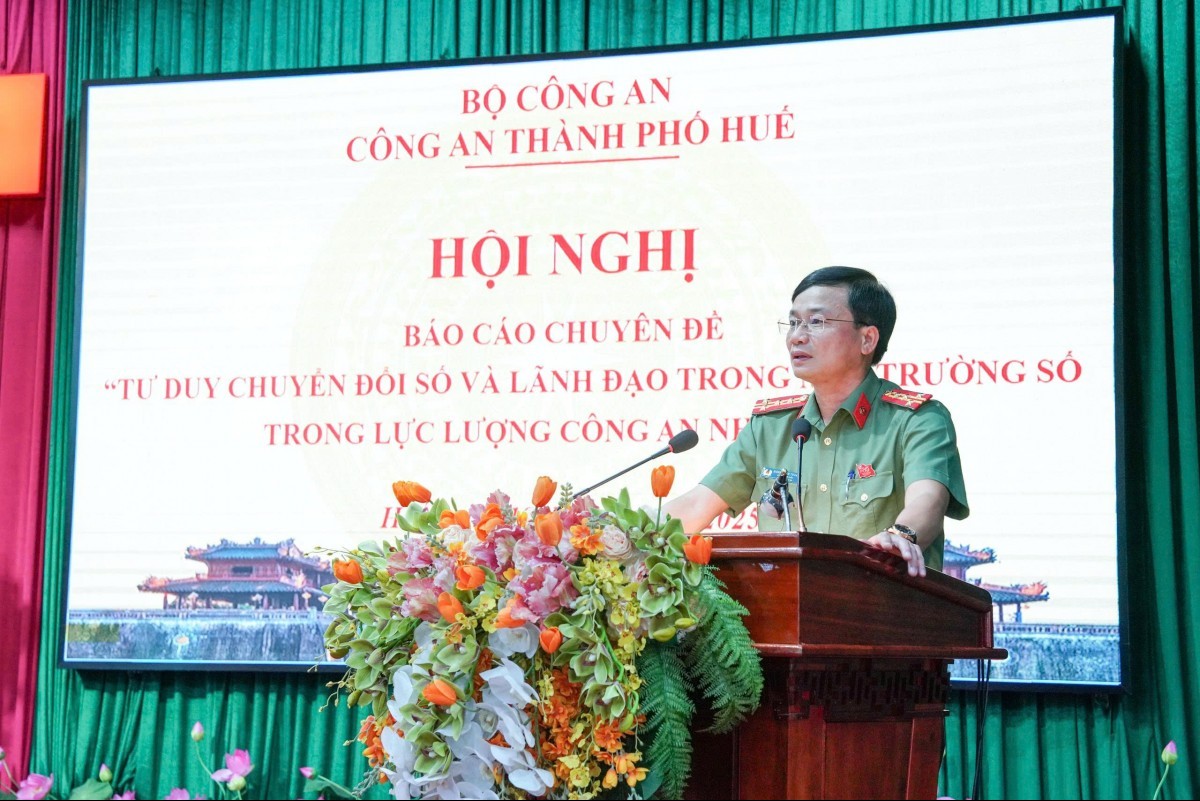 Công an Tp. Huế tích cực chuyển đổi số, vì Nhân dân phục vụ
