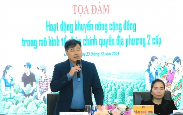 Thúc đẩy vai trò khuyến nông cộng đồng trong mô hình chính quyền địa phương 2 cấp