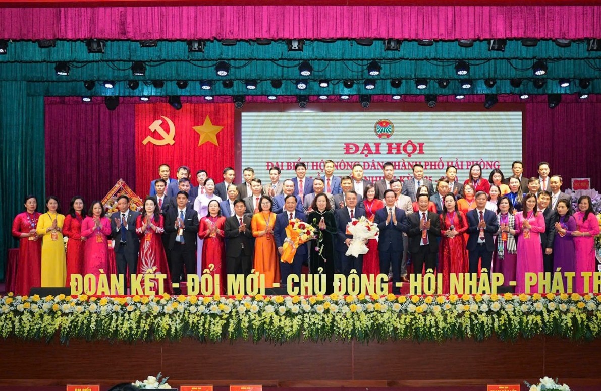 Đại hội đại biểu Hội Nông dân thành phố Hải Phòng lần thứ I, nhiệm kỳ 2025 – 2030 diễn ra thành công