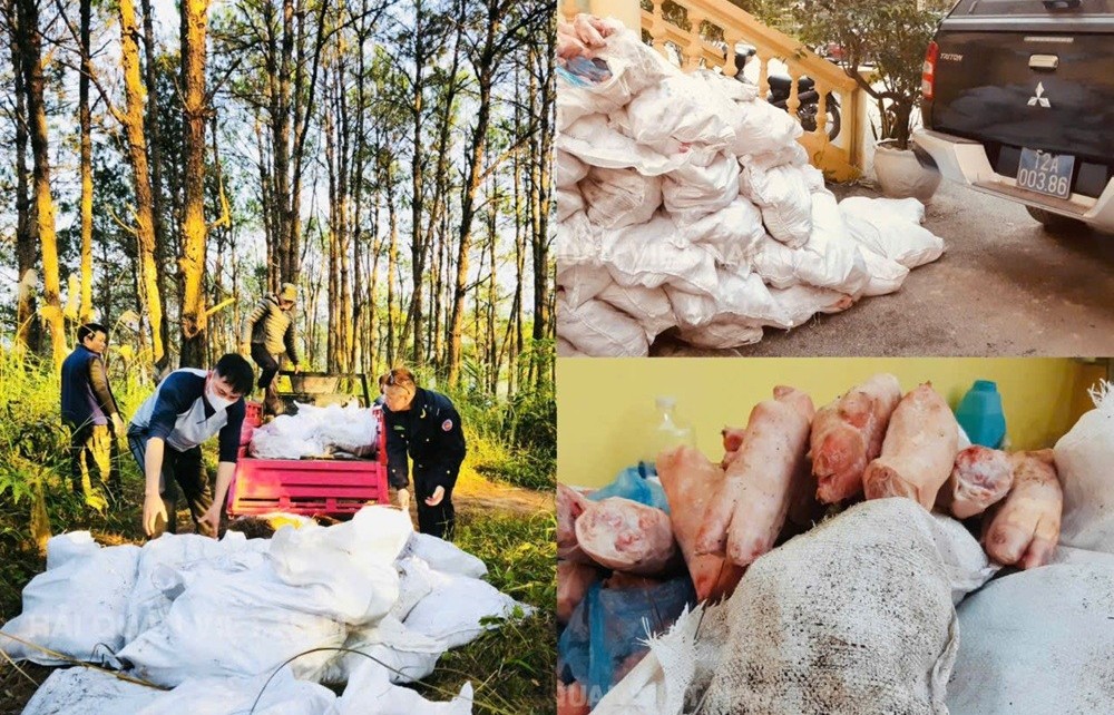 Chặn đứng 1,5 tấn thực phẩm đông lạnh và hơn 3,3 tấn lá thuốc lá nhập lậu dịp cận Tết