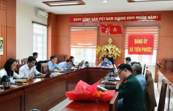 Đà Nẵng: Ban Thường vụ Đảng uỷ xã Tiên Phước tổ chức Hội nghị lãnh đạo mở rộng