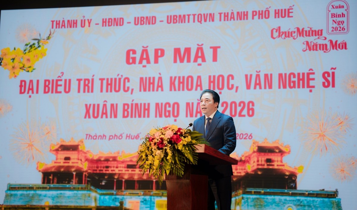 Tp. Huế: gặp mặt nhân sĩ, trí thức Xuân Bính Ngọ 2026