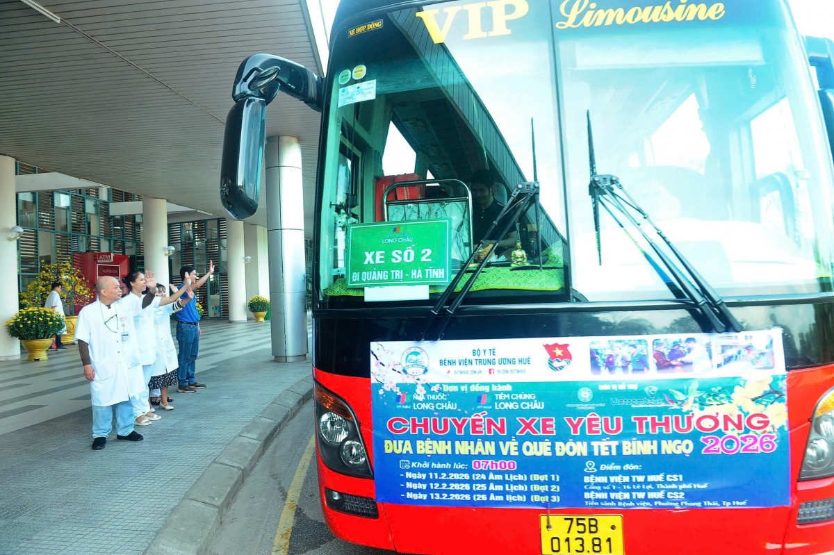 Chuyến xe yêu thương – Hành trình của những trái tim hướng về gia đình dịp Tết