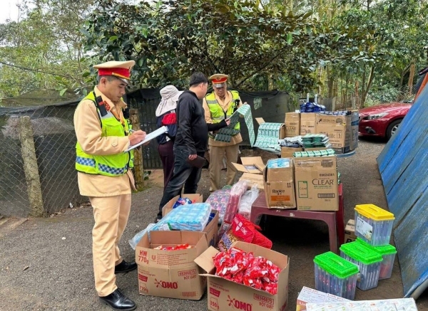 Trạm CSGT Krông Búk tăng cường tuần tra, xử lý vi phạm trong đợt cao điểm bảo đảm trật tự ATGT