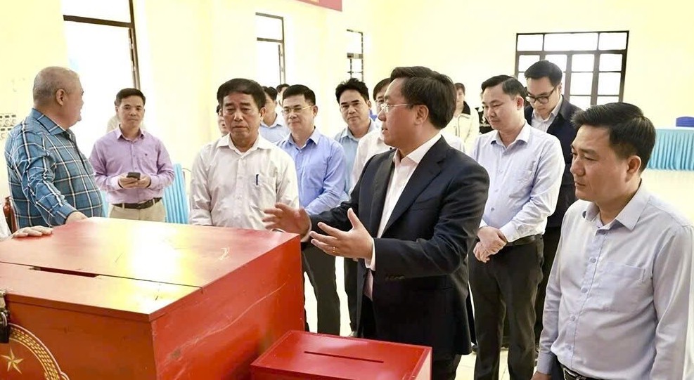 Phú Thọ: Chủ tịch UBND tỉnh Trần Duy Đông chỉ đạo công tác chuẩn bị bầu cử tại 5 xã