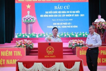 Cán bộ, chiến sĩ Vùng 3 Hải quân nô nức tham gia Ngày hội non sông