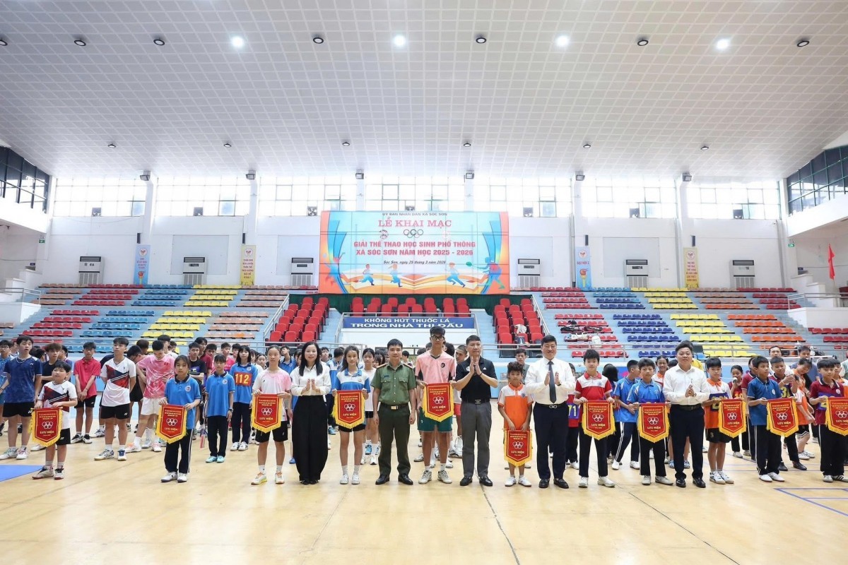 Sóc Sơn (Hà Nội): Hơn 150 vận động viên tham gia Giải thể thao học sinh phổ thông