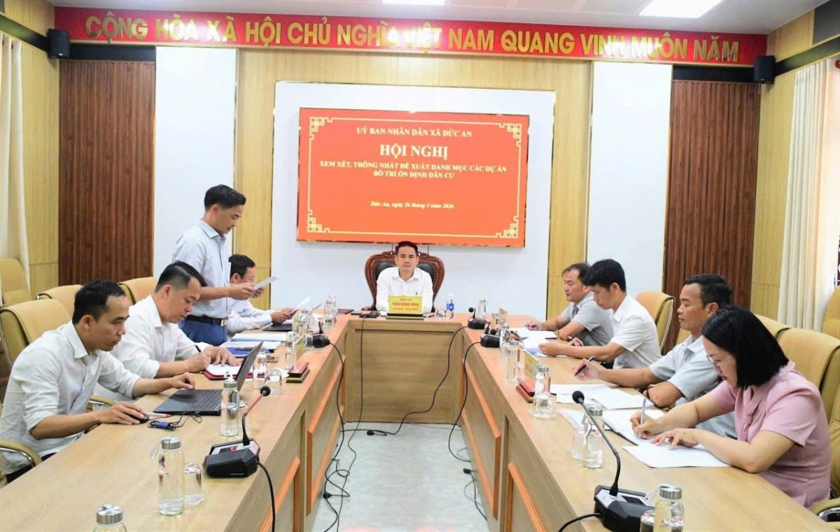 Lâm Đồng: Đức An xem xét, thống nhất đề xuất danh mục các dự án bố trí ổn định dân cư