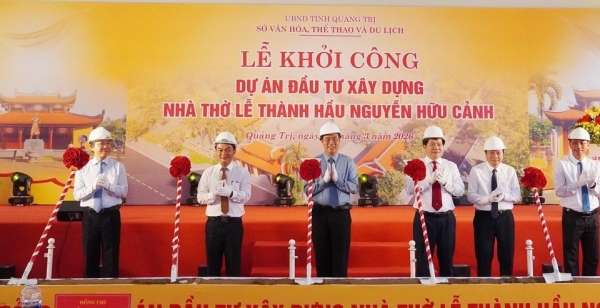 Lễ khởi công dự án xây dựng Nhà thờ Lễ Thành hầu Nguyễn Hữu Cảnh.