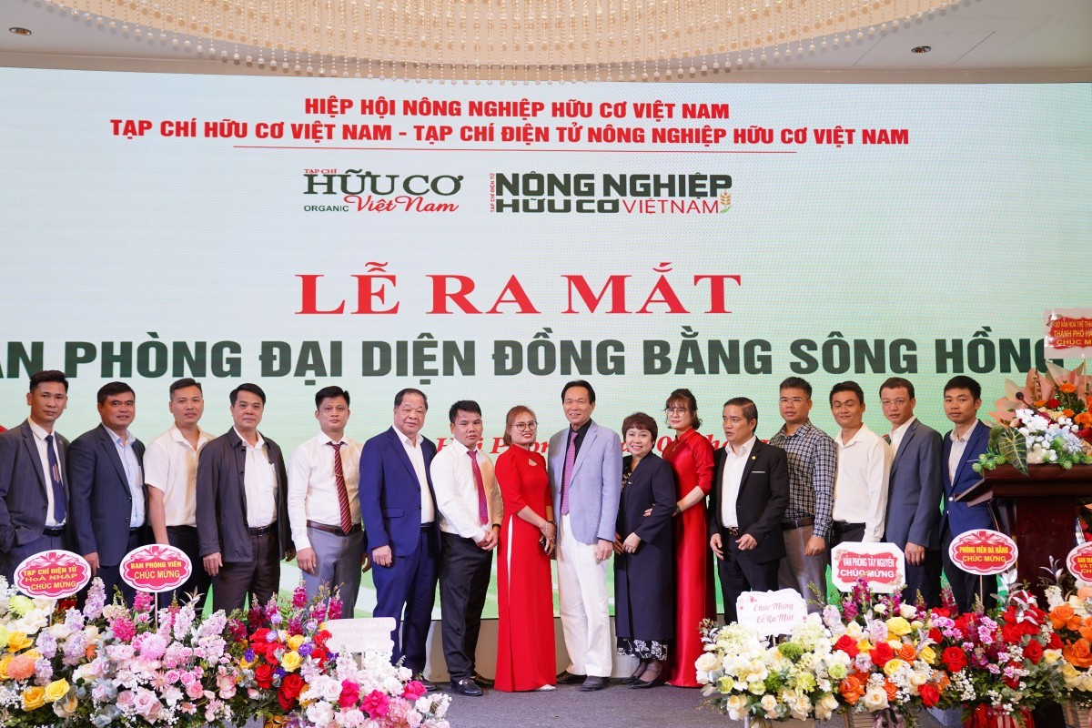 Ra mắt Văn phòng đại diện Đồng bằng sông Hồng: Mở rộng kết nối nông nghiệp hữu cơ