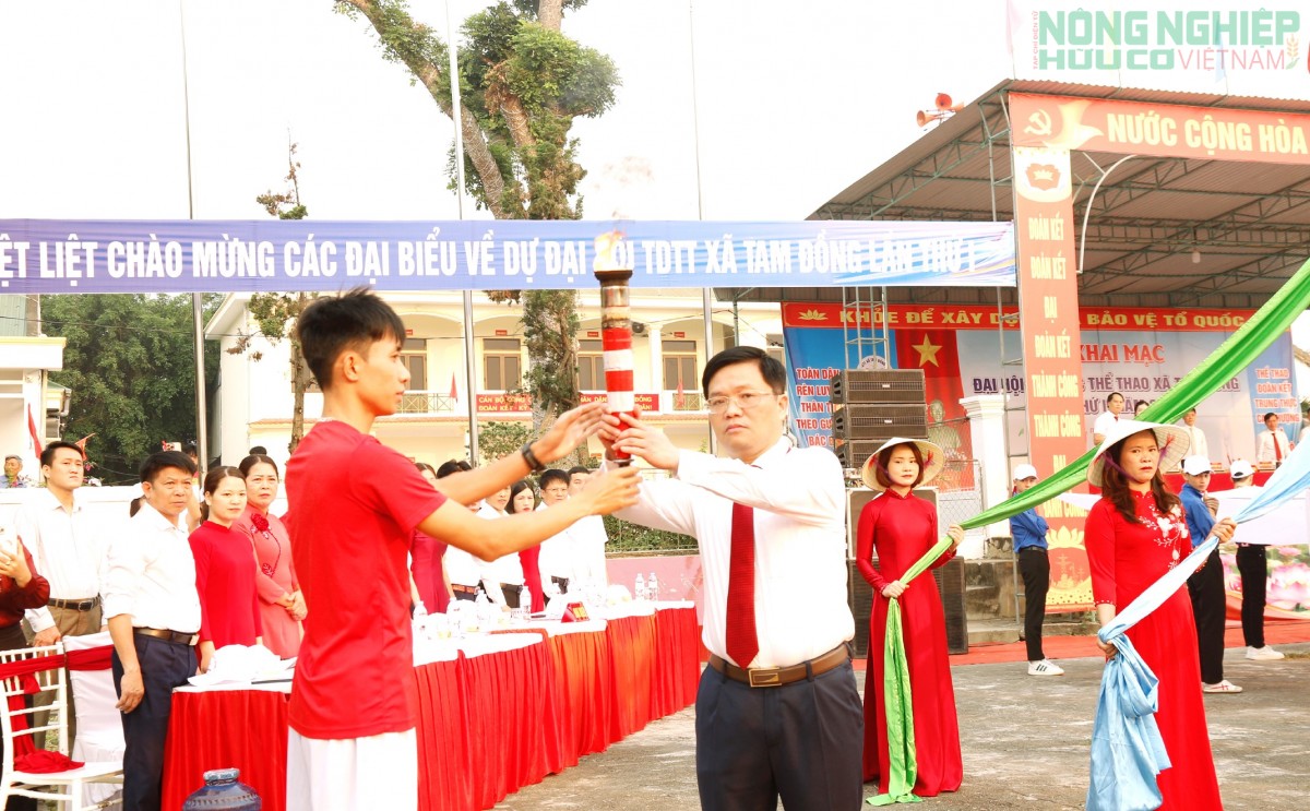 Khai mạc Đại hội Thể dục Thể thao xã Tam Đồng, lần thứ nhất năm 2026