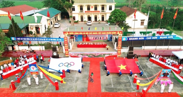 xa tam dong long trong khai mac dai hoi the duc the thao lan thu nhat nam 2026