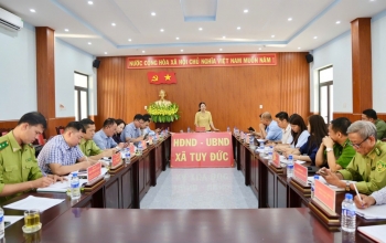 Đoàn giám sát HĐND tỉnh Lâm Đồng làm việc về công tác quản lý, bảo vệ rừng tại xã Tuy Đức